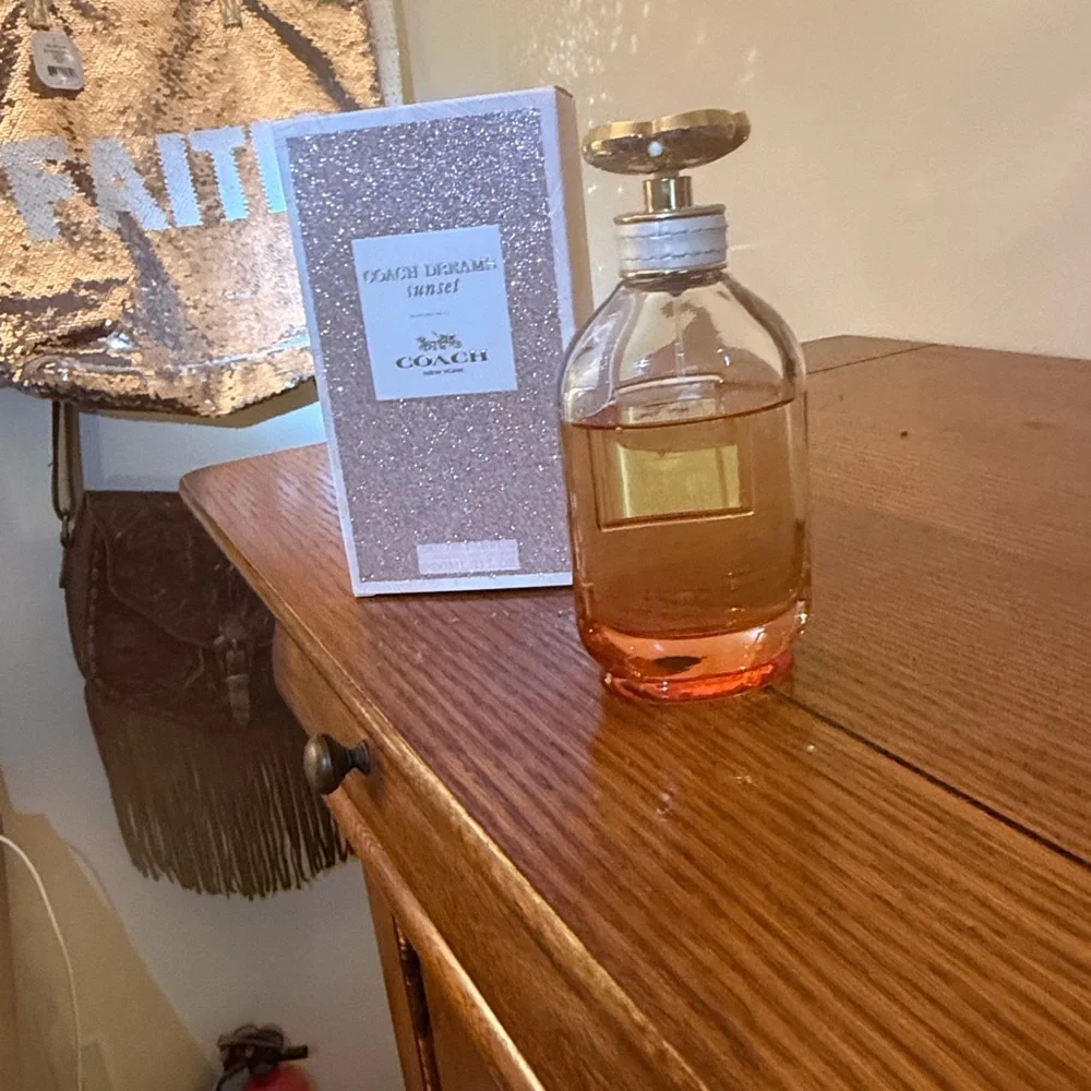Coach Dreams Sunset Women's Perfume originally 3fl os - Pink and Gold Accents